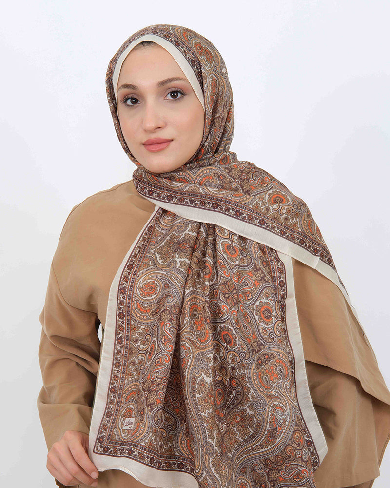 Soft Şal D059 Taş Rengi, 75 × 185 cm şal – görsel 2