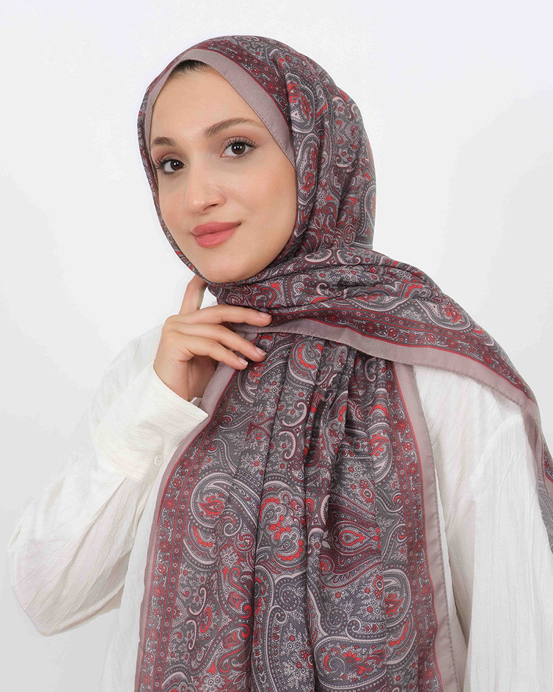 Soft Şal D059 Vizon, 75 × 185 cm şal – görsel 3