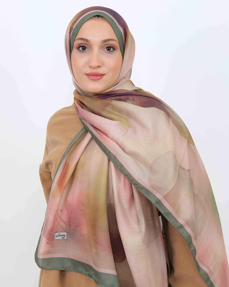 Soft Şal D063 Yeşil, 75 × 185 cm şal – görsel 3