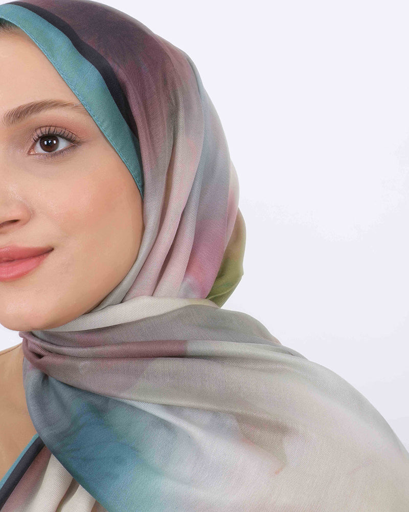 Soft Şal D063 İndigo Mavi, 75 × 185 cm şal – görsel 4