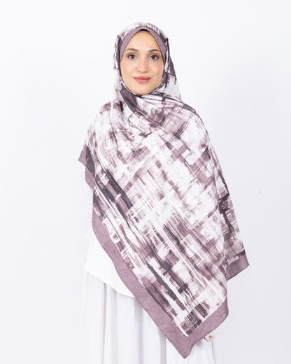 Mikro Bambu Kraş Şal D028 Vizon, 75 × 185 cm şal – görsel 3