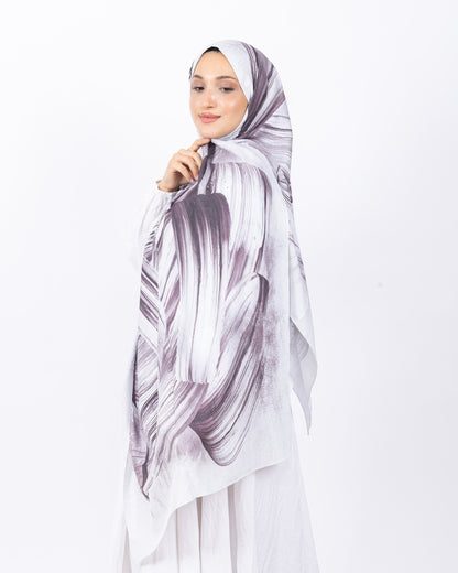 Mikro Bambu Kraş Şal D035 Acı Kahve, 75 × 185 cm şal – görsel 1