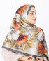 Mikro Soft Şal D006 Gri, çiçekli desenli, 75 × 185 cm şal – görsel 1