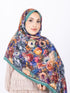 Mikro Soft Şal D001 Mint Yeşili, çiçekli desenli, 75 × 185 cm şal – görsel 1