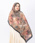 Mikro Soft Şal D009 Siyah, çiçekli desenli, 75 × 185 cm şal – görsel 1
