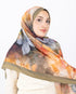 Mikro Soft Şal D013 Yeşil, çiçekli desenli, 75 × 185 cm şal – görsel 1