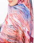 Mikro Soft Şal D016 Vişne Rengi, çiçekli desenli, 75 × 185 cm şal – görsel 1