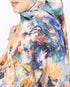 Mikro Soft Şal D014 Siyah-Lila, çiçekli desenli, 75 × 185 cm şal – görsel 1