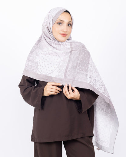 Mikro Bambu Kraş Şal D034 Taş Rengi, 75 × 185 cm şal – görsel 4