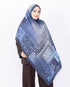 Mikro Bambu Kraş Şal D034 Lacivert, 75 × 185 cm şal – görsel 1