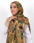 Soft Şal D064 Zeytin Yeşili, 75 × 185 cm şal – görsel 1