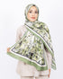 Soft Bambu Kraş Şal D037 Yeşil, 75 × 185 cm şal – görsel 1