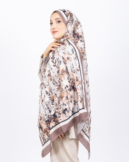 Soft Bambu Kraş Şal D037 Vizon, 75 × 185 cm şal – görsel 1