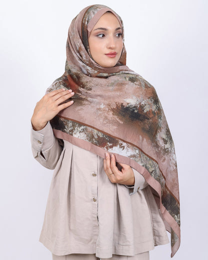 Soft Bambu Kraş Şal D038 Somon, 75 × 185 cm şal – görsel 3