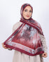 Soft Bambu Kraş Şal D038 Bordo, 75 × 185 cm şal – görsel 1