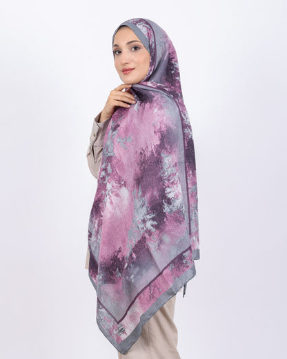 Soft Bambu Kraş Şal D038 Gri, 75 × 185 cm şal – görsel 1