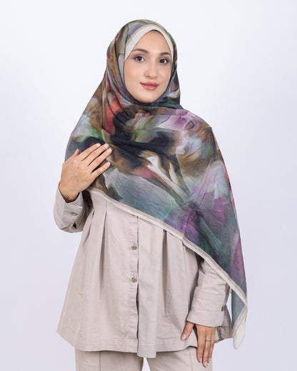 Soft Bambu Kraş Şal D039 Taş Rengi, 75 × 185 cm şal – görsel 2