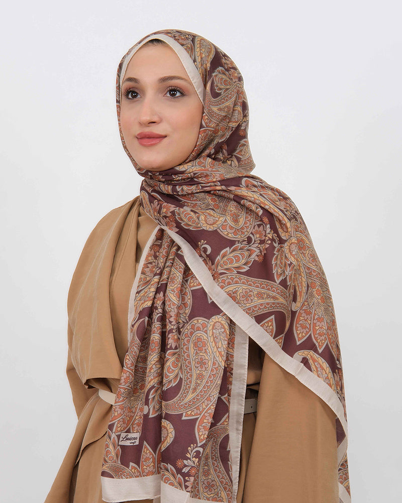 Soft Şal D057 Taş Rengi, 75 × 185 cm şal – görsel 1