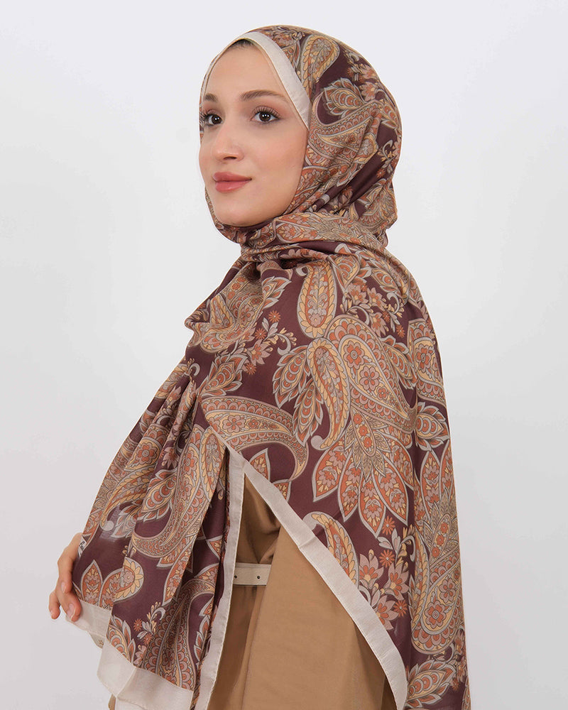 Soft Şal D057 Taş Rengi, 75 × 185 cm şal – görsel 2
