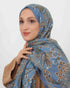 Soft Şal D057 İndigo Mavi, 75 × 185 cm şal – görsel 1
