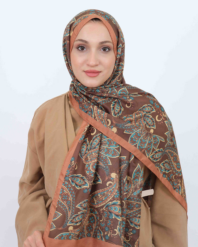 Soft Şal D057 Hardal, 75 × 185 cm şal – görsel 2