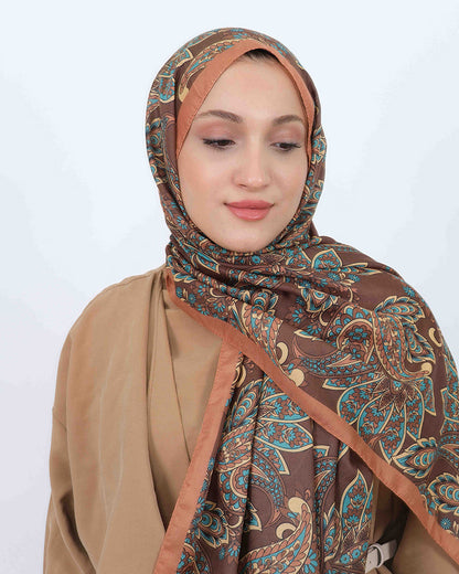 Soft Şal D057 Hardal, 75 × 185 cm şal – görsel 3