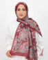 Soft Şal D057 Bordo, 75 × 185 cm şal – görsel 1