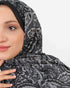 Soft Şal D057 Siyah, 75 × 185 cm şal – görsel 1