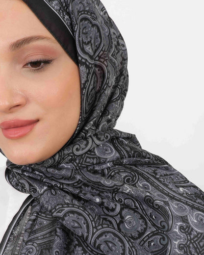 Soft Şal D059 Siyah, 75 × 185 cm şal – görsel 4