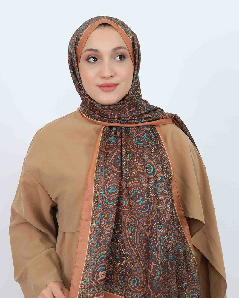 Soft Şal D059 Hardal, 75 × 185 cm şal – görsel 2