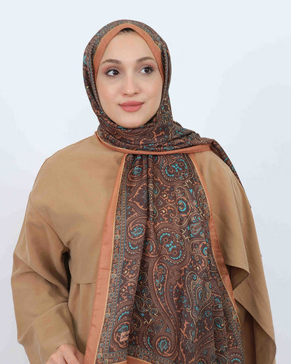 Soft Şal D059 Hardal, 75 × 185 cm şal – görsel 2