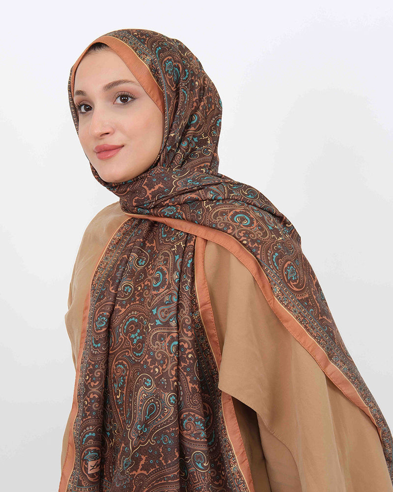 Soft Şal D059 Hardal, 75 × 185 cm şal – görsel 1