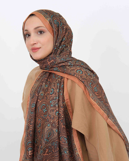 Soft Şal D059 Hardal, 75 × 185 cm şal – görsel 1