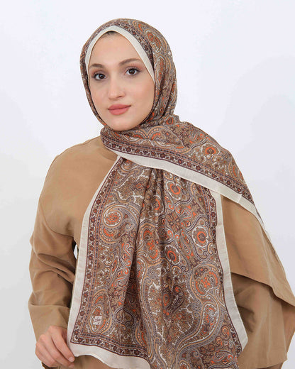 Soft Şal D059 Taş Rengi, 75 × 185 cm şal – görsel 2