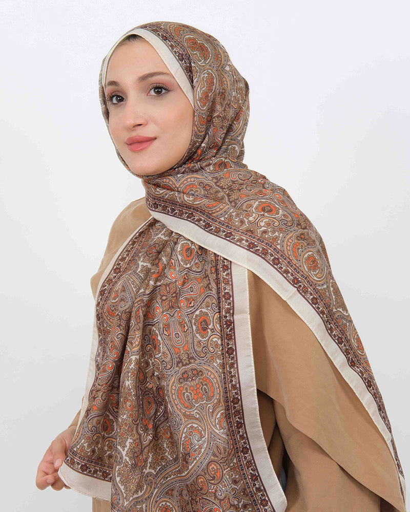 Soft Şal D059 Taş Rengi, 75 × 185 cm şal – görsel 3