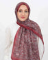 Soft Şal D059 Bordo, 75 × 185 cm şal – görsel 1