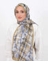 Soft Şal D062 Açık Haki, çiçekli desenli, 75 × 185 cm şal – görsel 1