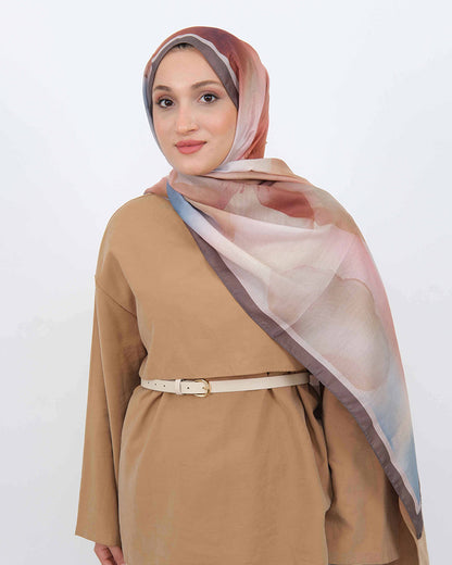 Soft Şal D063 Vizon, 75 × 185 cm şal – görsel 2