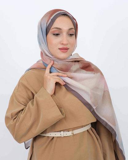 Soft Şal D063 Vizon, 75 × 185 cm şal – görsel 3