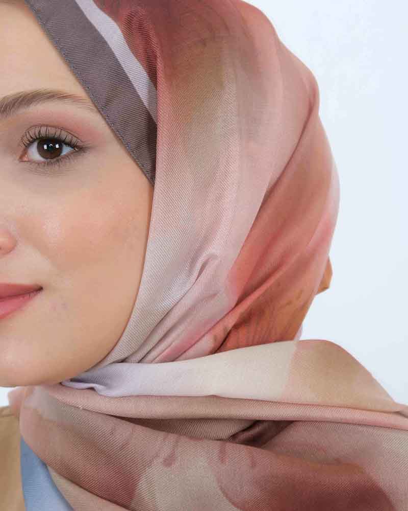 Soft Şal D063 Vizon, 75 × 185 cm şal – görsel 1