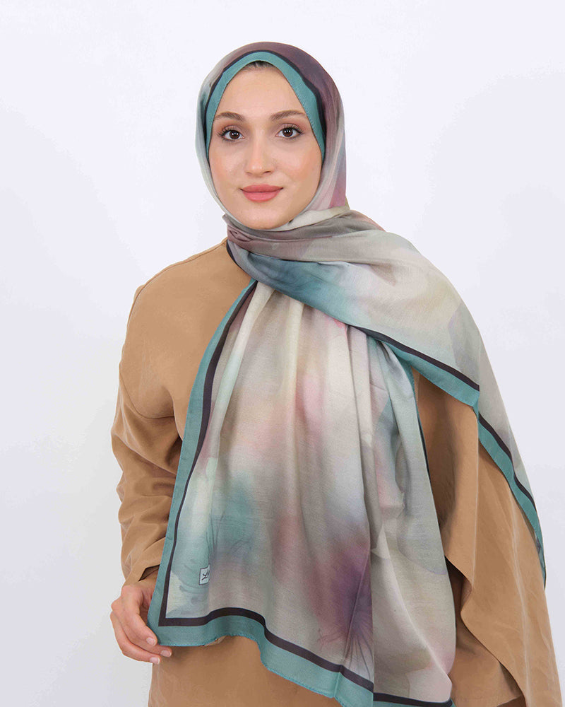 Soft Şal D063 İndigo Mavi, 75 × 185 cm şal – görsel 2