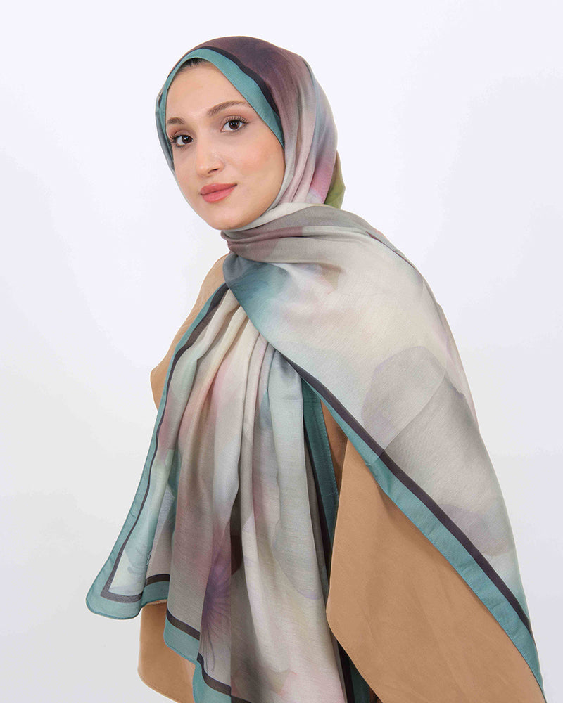 Soft Şal D063 İndigo Mavi, 75 × 185 cm şal – görsel 1