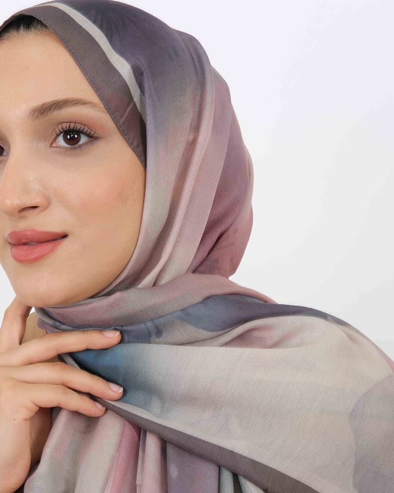 Soft Şal D063 Gül Kurusu, 75 × 185 cm şal – görsel 4