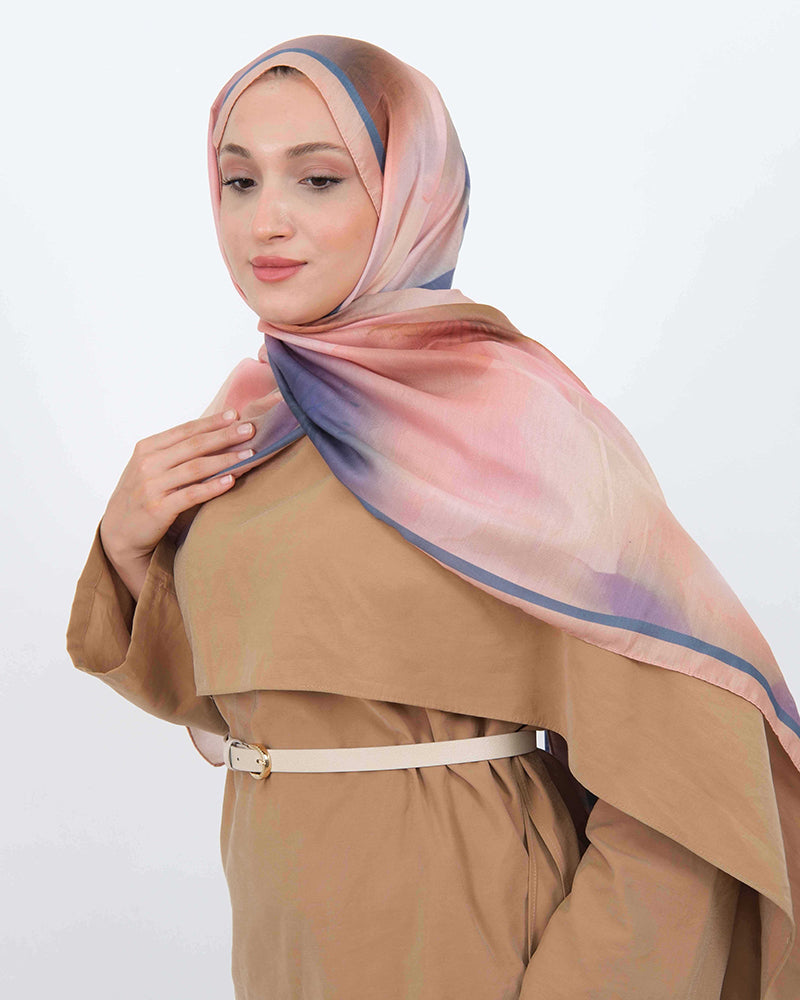Soft Şal D063 Pudra, 75 × 185 cm şal – görsel 2