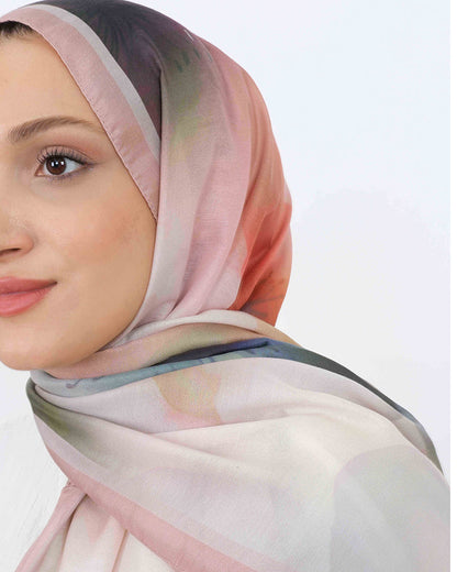 Soft Şal D063 Pudra-Pembe, 75 × 185 cm şal – görsel 4