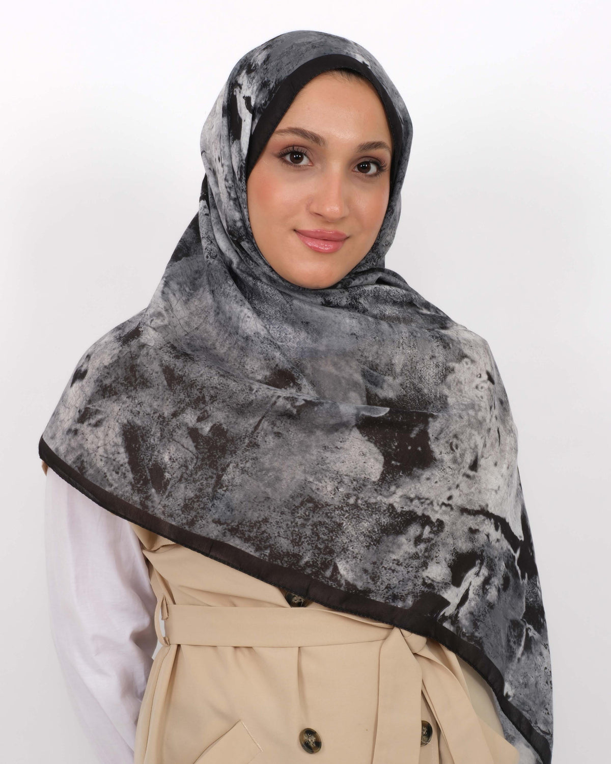 Soft Şal D064 Siyah, 75 × 185 cm şal – görsel 4