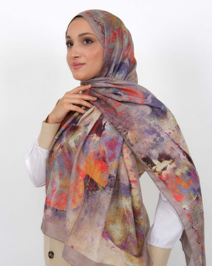 Soft Şal D064 Soft Lila, 75 × 185 cm şal – görsel 3