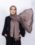 Düz Kristal Şal D019 Bakır, düz desenli, 75 × 185 cm şal – görsel 1