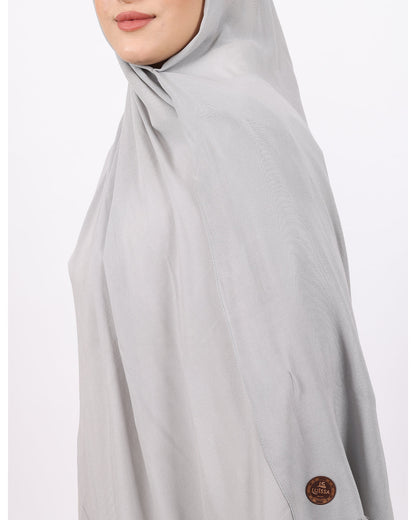 Organik Şal D056 Gri, 75 × 185 cm şal – görsel 3