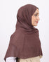 Organik Şal D056 Kahverengi, 75 × 185 cm şal – görsel 1